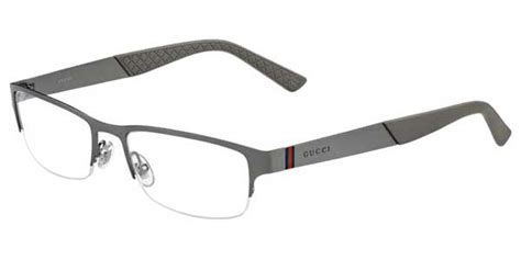 gucci gg 2230 r80|Gucci Eyeglasses GG 2230 R80 Gunmetal/Gray Half Rim Metal .